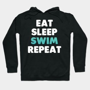 Eat Sleep Swim Repeat Hoodie